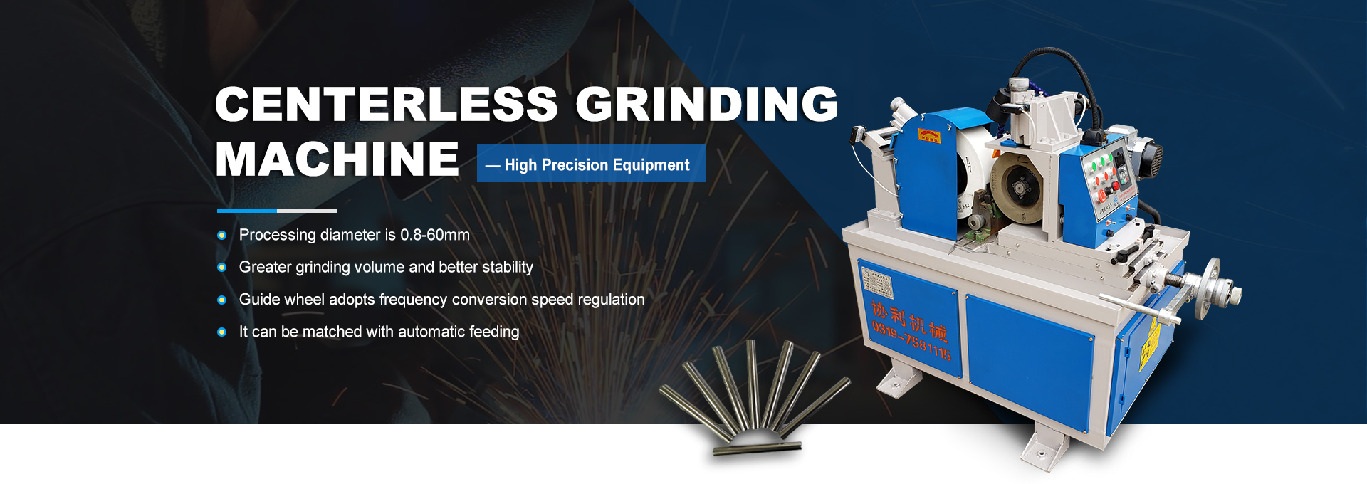 high quality mini centerless grinder