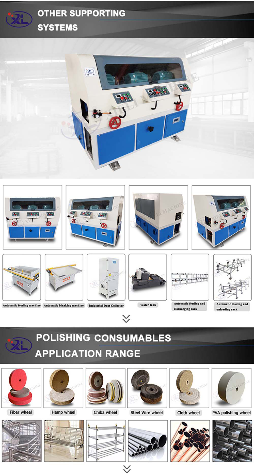 metal polishing buffing machine exporters