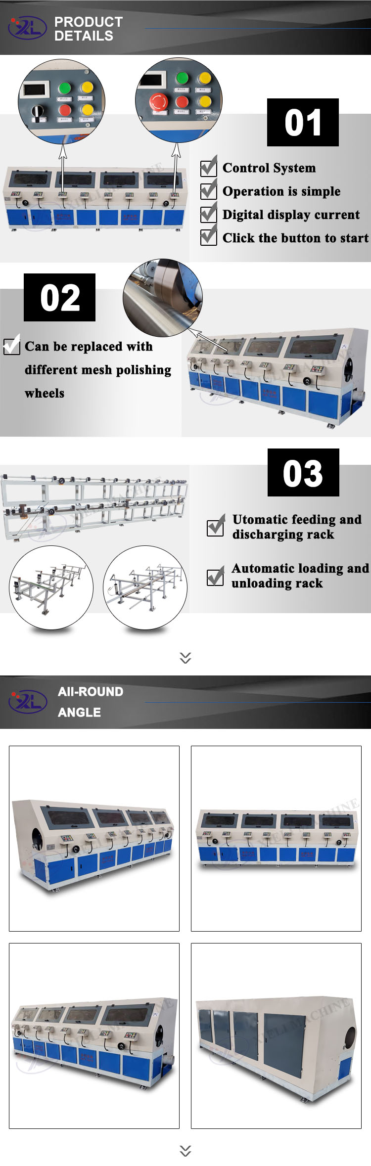 high quality centerless tube grinding machine