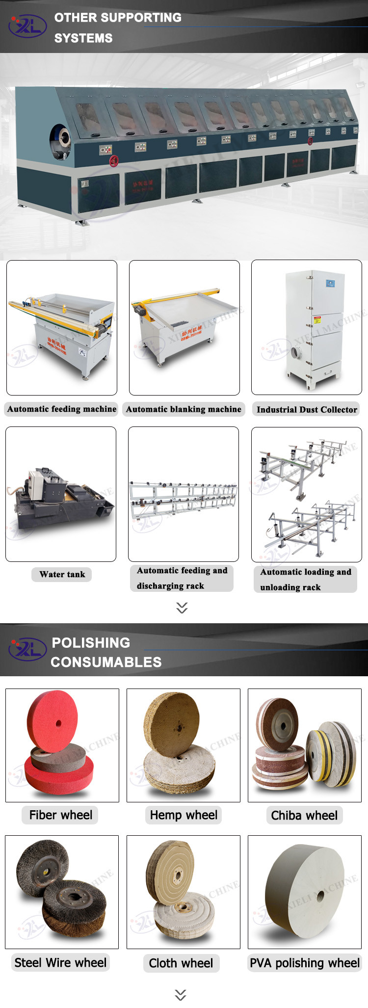 square pipe polishing machine