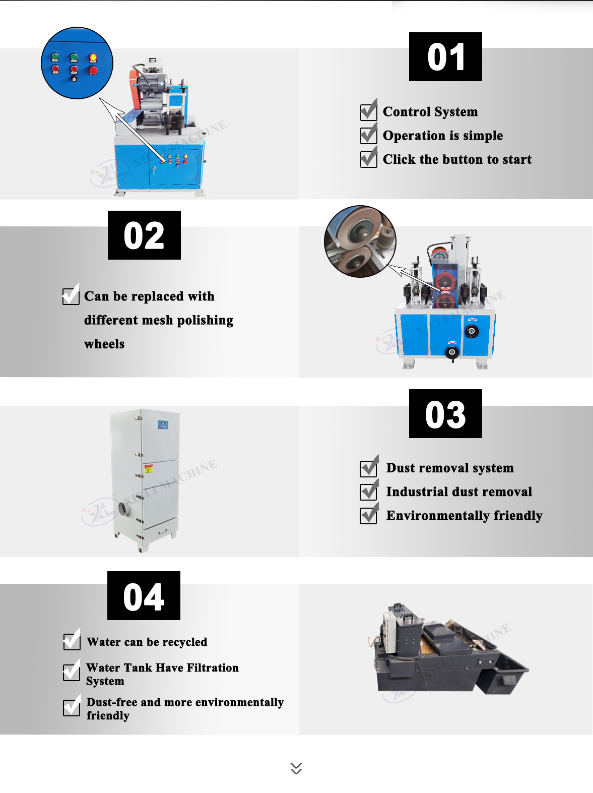 ce certification pipe rust remover machine